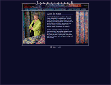 Tablet Screenshot of janettaylorstudio.com